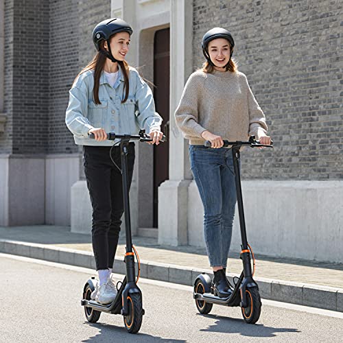 Segway Ninebot F40 Electric Kick Scooter, 350W Powerful Motor, 10-inch Pneumatic Tire, Foldable Commuter Electric Scooter for Adults, Dark Grey