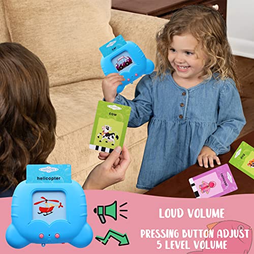 2nd Generation Talking Flash Cards Learning Toys for Toddlers, Montessori Educational Learning Toys for Autistic Children 224 Sight Words Speech Therapy Toys for 2-6 Year Old Boys Girls