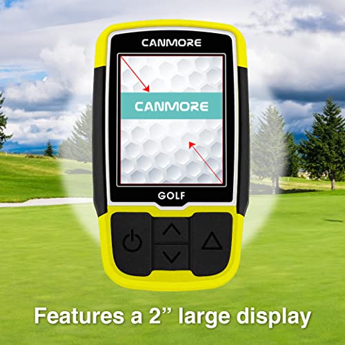 CANMORE HG200 Plus Golf GPS - (Bundle) + Another Charging Cable & Magnet & Clipper - Easy-to-Read Color - preloaded 40,000 Course map Worldwide Shape of The Green and The Fairway