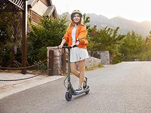 Segway Ninebot eKickScooter ZING E10 Electric Kick Scooter for Kids and Teens, Lightweight and Foldable, New Cruise Mode, Dark Grey