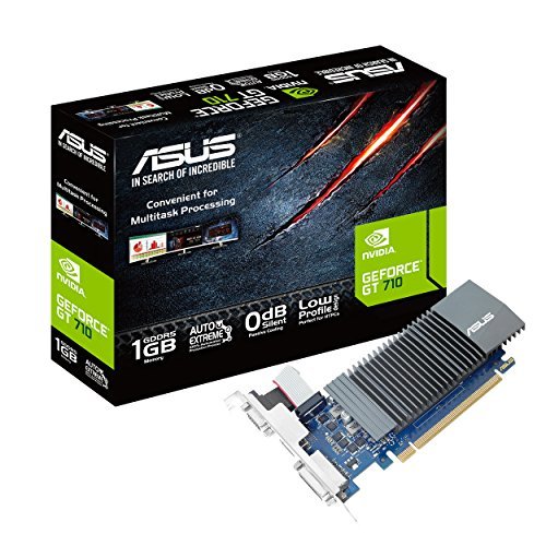 Asus GeForce GT 710 1GB GDDR5 HDMI VGA DVI Graphics Card (GT710-SL-1GD5-BRK)