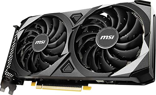 MSI Gaming GeForce RTX 3060 12GB 15 Gbps GDRR6 192-Bit HDMI/DP PCIe 4 Torx Twin Fan Ampere OC Graphics Card (RTX 3060 Ventus 2X 12G OC)