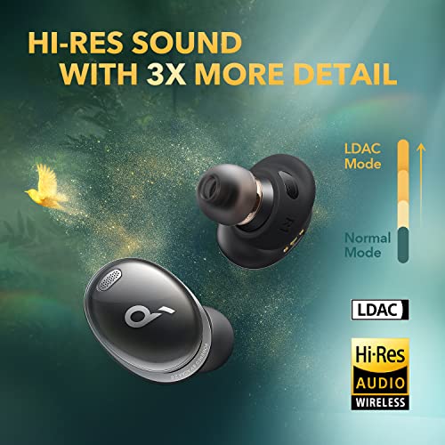 Soundcore by Anker Liberty 3 Pro Noise Cancelling Earbuds, True Wireless Earbuds with ACAA 2.0, HearID ANC, Fusion Comfort, Hi-Res Audio Wireless, 6 Mics for Calls, 32H Playtime
