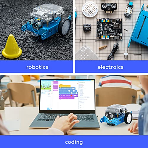 Makeblock mBot STEM Projects for Kids Ages 8-12, Learning & Education Toys for Boys and Girls to Learn Robotics, Electronics and Programming While Playing, Coding Robot Kit