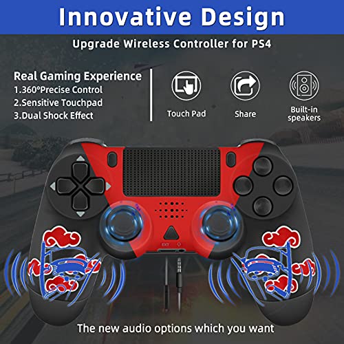 New Model, Innovative Design, Upgrade Wireless Controller, Compatible with PS4/Slim/Pro/Windows PC/ by WS-Store