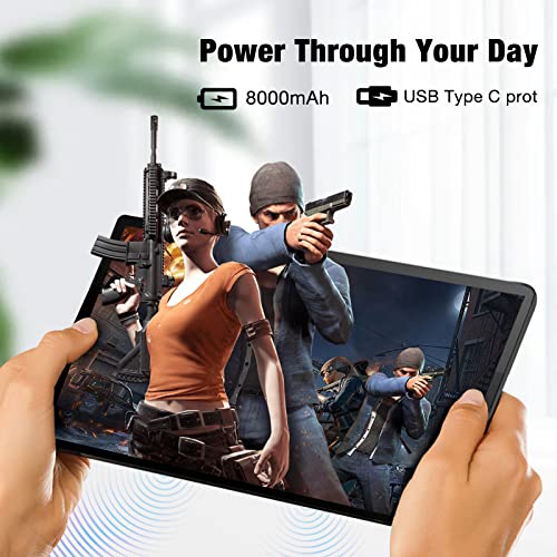 ATMPC 10.1” Display Tablet PC FHD 1920X1200 Pixels. 4GB RAM 64GB ROM 128GB Expandable 13MP/8PM Dual Camera. WiFi Bluetooth Long-Lasting Battery,Kids Content