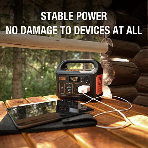 Jackery Portable Power Station Explorer 300, 293Wh Backup Lithium Battery, 110V/300W Pure Sine Wave AC Outlet, Solar Generator (Solar Panel Not Included) for Outdoors Camping Travel Hunting Blackout