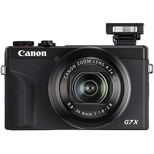 Canon PowerShot G7 X Mark III Digital Camera (Black) with Essential Accessory Bundle - Includes: SanDisk Ultra 64GB SDXC Memory Card, 1x Seller Supplied Replacement Battery, 50" Tripod & Much More