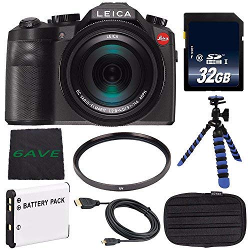 Leica V-LUX (Typ 114) Digital Camera + Extra Battery + Flexible Tripod Bundle 13