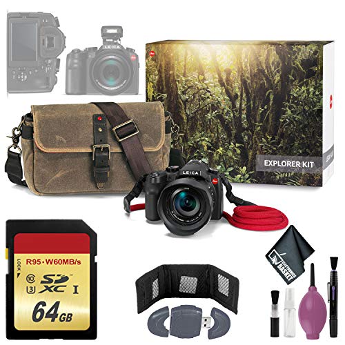 Leica V-LUX (Typ 114) Digital Camera Explorer Kit - 64GB - Memory Card Wallet & Reader