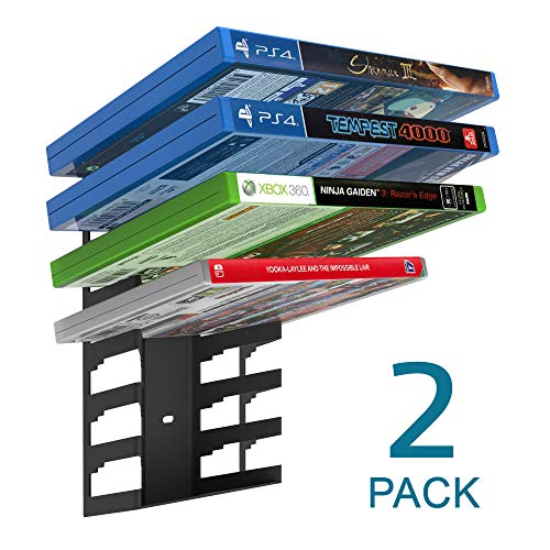 Monzlteck Video Game Case Storage Wall Mount,Gaming Accessories