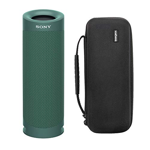 Sony SRS-XB23/G Extra BASS Bluetooth Wireless Portable Speaker (Olive Green) Bundle (2 Items)