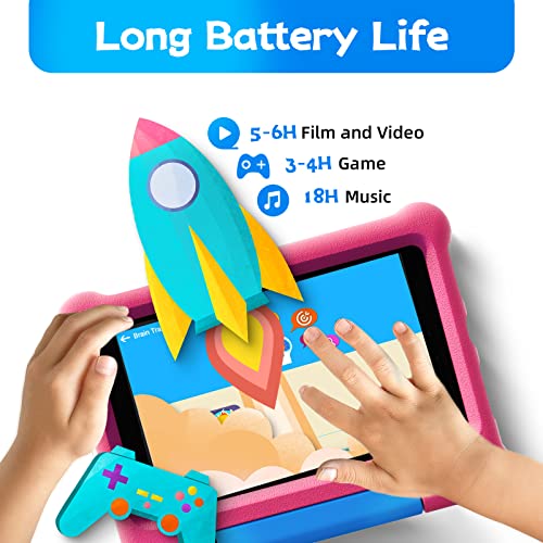 G-TiDE Kids Tablet 7 inch & 8 inch, Android 11 Tablet for Kids, Bigger Battery, 32GB Storage (Up to 128GB), Learn & Play Kids App (Klap), Parental Control, Kid-Proof Case, Screen Protector