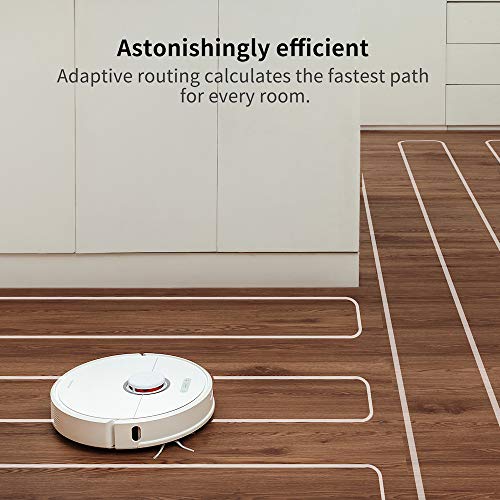 Roborock S6 Robot Vacuum with Adaptive Routing, Selective Room Cleaning(Renewed)