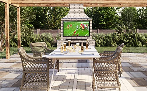 Furrion FDUP43CBS 43" Partial Sun Series Outdoor Weatherproof 4K UHD TV with an Additional 4 Year Coverage by Epic Protect (2021)