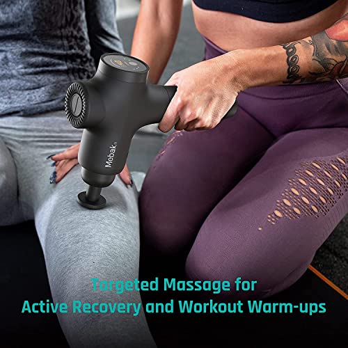 Massage Gun Deep Tissue Percussion Muscle Massager for Pain Relief, Super Quiet Portable Neck Back Body Relaxation Electric Sport Massager Mebak 3