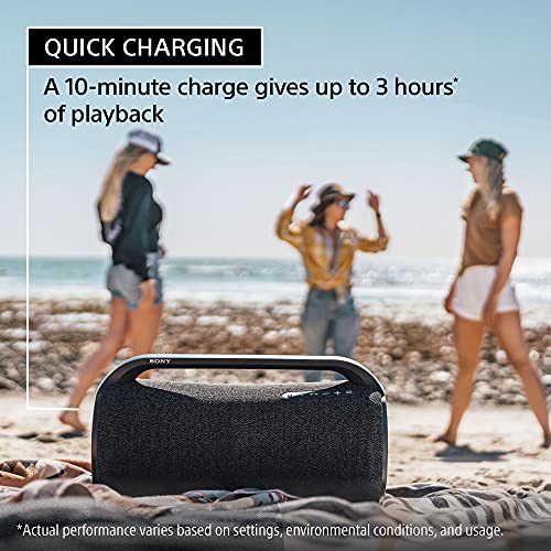 Sony SRS-XG500 X-Series Wireless Portable-BLUETOOTH Boombox Party-Speaker IP66 Water-resistant and Dustproof with 30 Hour-Battery