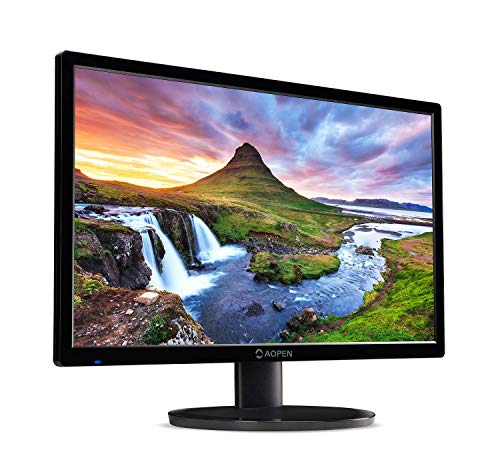 AOPEN 20CH1Q bi 19.5" HD (1366 x 768) TN Monitor for Work or Home (1 x HDMI & VGA Port), Black