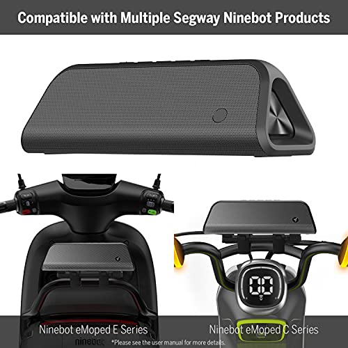 Segway Ninebot Engine Speaker for KickScooter Self-Balancing Scooter Electric Motorbike Ninebot GoKart Electric Bike, Portable Wireless Speakers Bluetooth, IP55 Waterproof, Black