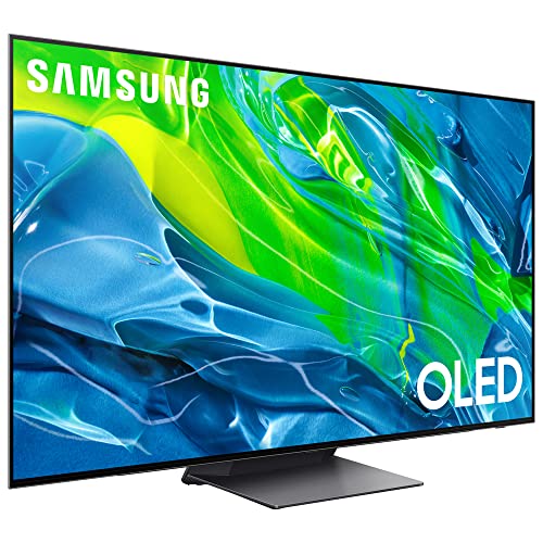 Samsung S95B 55 inch 4K Quantum HDR OLED Smart TV (2022) Bundle with Premium 2 YR CPS Enhanced Protection Pack