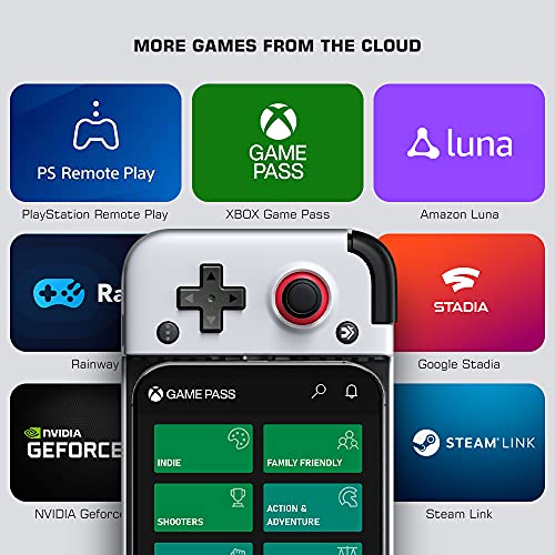 GameSir X2 Lightning Mobile Game Controller for iPhone iOS, Phone Gamepad Play Xbox game pass, Playstation, COD Mobile, MFi, Arcade, Amazon Luna, Stadia & More Cloud Gaming