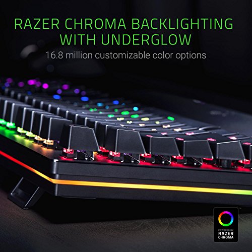 Razer Huntsman Elite Gaming Keyboard - Classic Black & Mamba Elite Wired Gaming Mouse: 16,000 DPI Optical Sensor - Chroma RGB Lighting - 9 Programmable Buttons - Mechanical Switches