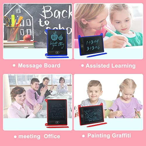 30 Pieces LCD Writing Tablet Mini Electronic Doodle Board 4.72 x 3.54 Inches Graphics Educational Toys Learning Writing Pad Erasable Drawing Pad Reusable Preschool Art Toys for Kids Birthday Favor