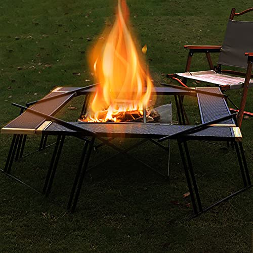 JOY-TECH Camping Table Outdoor Barbecue Table, Picnic Table plicable Table, Camping Portable Multi-Function Folding Table, self-Driving Travel Portable Picnic Table