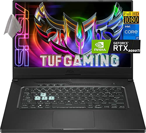 ASUS TUF Dash 15 Gaming Laptop, 15.6 Inch 144Hz FHD , GeForce RTX 3050 Ti, Intel Core i7-11370H, 16GB DDR4, 512GB SSD + 256GB PCIe SSD, Wi-Fi 6, Thunderbolt 4, Windows 10, JAWFOAL
