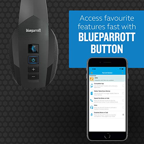 BlueParrott B450-XT Noise Cancelling Bluetooth Headset – Updated Design with Industry Leading Sound & Improved Comfort, Up to 24 Hours of Talk Time, IP54-Rated Wireless Headset,Black