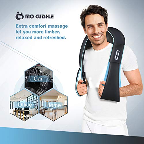 Back Massager, Neck Massager with Heat, Shiatsu Shoulder Massager, Gift for Women Men Mom Dad Her Him, Electric Deep Kneading Massager for Back Neck, Muscle Relief