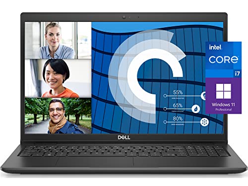 Newest Dell Business Laptop Latitude 3520, 15.6" FHD IPS Backlit Display, i7-1165G7, 64GB RAM, 1TB SSD, Webcam, WiFi 6, USB-C, HDMI, Win 11 Pro