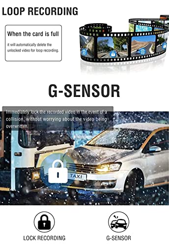 Dash Cam with 32GB SD Card, Kussla 1920P Dash Camera for Cars, Super Night Vision 6 IR Light, 170° Wide Angle Dashcam, 3inch Dashboard, Loop Recording, WDR, G-Sensor, Parking Monitor, Motion Detection