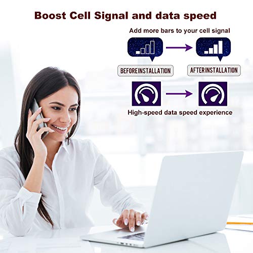 Amazboost Indoor A2 Cell Phone Signal Booster for Home,Supports 5,000 SQ FT Area,All U.S. Carriers - Compatible with Verizon, AT&T, T-Mobile, Sprint & More-FCC Approved 5G 4G 3G Cell Phone Booster