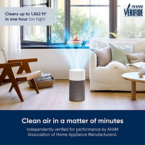 BLUEAIR Blue 211+ Auto HEPASilent 23dB Air Purifier, Gray & Blue 311 Auto HEPASilent 23dB Air Purifier for Large Rooms up to 1862sqft, Wildfire, Gray