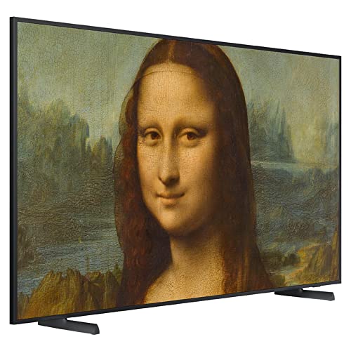 Samsung QN55LS03BA 55 inch The Frame QLED 4K UHD Quantum HDR Smart TV (2022) Bundle with Samsung 55" Customizable Bezel Modern Brown
