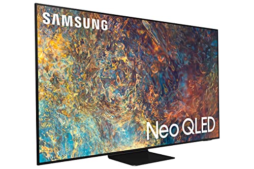 Samsung QN50QN90AA 50" Neo QLED QN90 Series 4K Smart TV with an Austere 5S-4KHD1-2.5M 5-Series 2.5m aDesign HDMI Cables WovenArmor (2021)