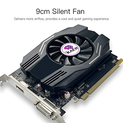 GeForce GT 1030 4GB GDRR4 64 Bit HDMI DVI Output Computer Graphics Card, Single Cooling Fan Video Card for PC Gaming