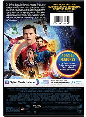 Spider-Man: No Way Home [DVD]