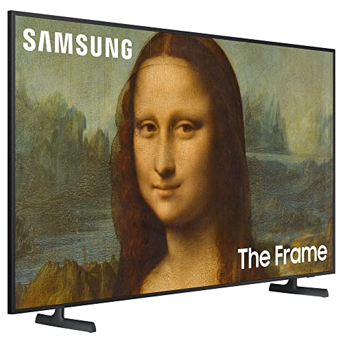 Samsung QN50LS03BAFXZA 50 inch The Frame QLED 4K UHD Quantum HDR Smart TV 2022 Bundle with Samsung 50 inch The Frame Customizable Bezel Modern Teak