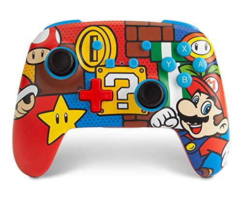 PowerA Enhanced Wireless Controller for Nintendo Switch - Mario Pop (Only at Amazon)