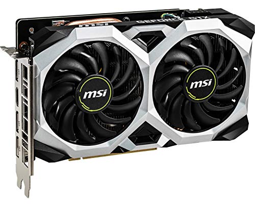 MSI Gaming GeForce GTX 1660 192-Bit HDMI/DP 6GB GDRR5 HDCP Support DirectX 12 Dual Fan VR Ready OC Graphics Card (GTX 1660 VENTUS XS 6G OC)