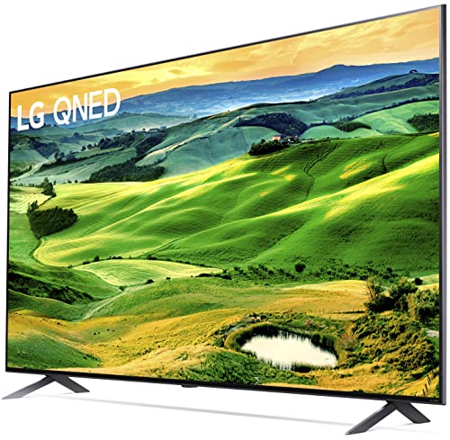 LG 75-Inch Class QNED80 Series Alexa Built-in 4K Smart TV, 120Hz Refresh Rate, AI-Powered 4K, HDR Pro, WiSA Ready, Cloud Gaming (75QNED80UQA, 2022)