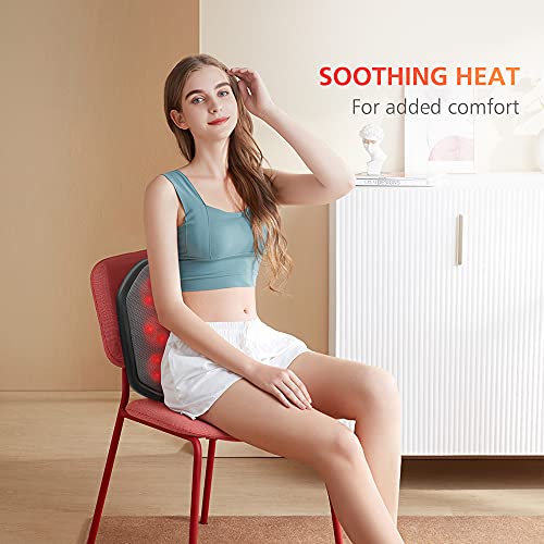 Comfier Shiatsu Foot Massager Machine,Kneading Foot and Back Massager with Heat,Heated Foot Warmer,Feet Massager for Pain Relief,Plantar Fasciitis,Fit All Foot Size,Gifts for Dad/Mom