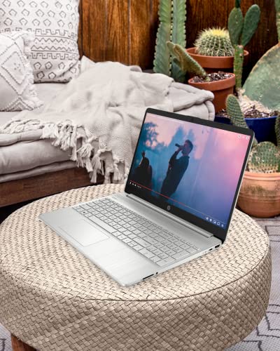 HP 15.6-inch Laptop, 11th Generation Intel Core i5-1135G7, Intel Iris Xe Graphics, 8 GB RAM, 256 GB SSD, Windows 11 Home (15-dy2024nr, Natural silver)