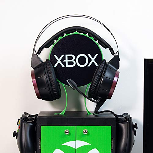 Numskull Official Xbox Series X Gaming Locker, Controller Holder, Headset Stand for Xbox Series X|S, PS5, Nintendo Switch - Official Xbox Merchandise