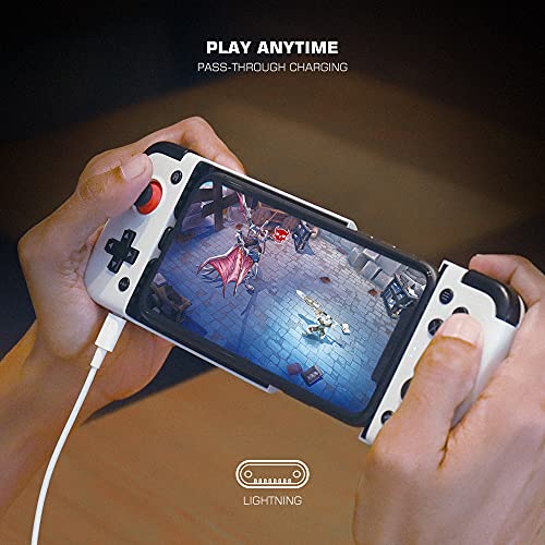 GameSir X2 Lightning Mobile Game Controller for iPhone iOS, Phone Gamepad Play Xbox game pass, Playstation, COD Mobile, MFi, Arcade, Amazon Luna, Stadia & More Cloud Gaming