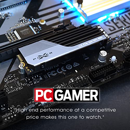 Silicon Power 4TB XS70 - Works with Playstation 5, Nvme PCIe Gen4 M.2 2280 Internal Gaming SSD R/W Up to 7,200 MB/6,800/s (SP04KGBP44XS7005)