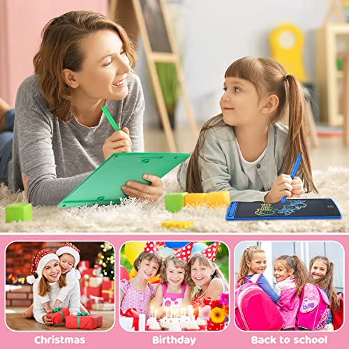 32 Pieces LCD Writing Tablet Doodle Board Electronic Toy 8.5 Inch Colorful Doodle Board LCD Erasable Drawing Pad Reusable Writing Pad Toys for Girls Boys 8-10 3-10