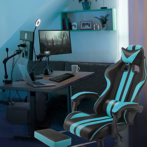 Pink and Cyan Gaming Chairs Bundle